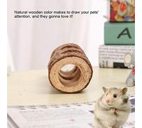 KIMISS Tunnel pour hamster en bois, tube d'exercice pour petits animaux de compagnie méligon pour tubes et tunnels de lapin TIG Furet (L)