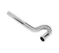 KIMISS Tuyau de Siphon en Laiton Ble P pour Vidange d'évier, Tube Décoratif ondulé G1-1/4 Pouces, Anti-odeur, Installation Facile pour Salle de Bain