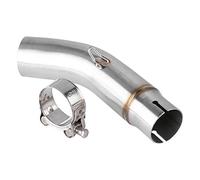 KIMISS Tuyau Moyen Moto Lien de Tuyau F'échappement Connect pour GSR750 2011-2015 (Environ 51mm / 2.01")