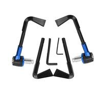 KIMISS Universal CNC Moto Poignée Garde Leviers De Frein Protège Garde Moto Protecteur Guidon 22MM(Bleu)