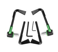 KIMISS Universal CNC Moto Poignée Garde Leviers De Frein Protège Garde Moto Protecteur Guidon 22MM(vert)