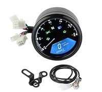 KIMISS Universal-Motorrad-LCD-Anzeige, Digitalanzeige, Tachometer, Kraftstoff-Messgerät