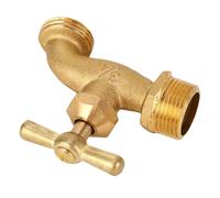KIMISS Valve Bibb pour Tuyau en Laiton, Robinet d'irrigation G3/4 Pouces pour Applications de Jardin et de Plomberie, Construction en Laiton Robuste