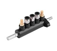 KIMISS Valve Contrôle d'air Voiture Valve de Pédale pour Tireur Machine à Changer Type d'outil de Fournitures (Noir)(Type A(1))