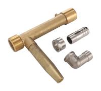 KIMISS Valve de Coupleur Rapide en Laiton, Pièces du Système d'irrigation du Jardin, Outil Rapide de l'eau RT
