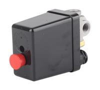 KIMISS Vanne de Commande de Pressostat d'air NPT 1/2 Pouces pour 90-120 PSI-régulation de Contrôle de Pression Réglable à 4 Ports