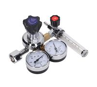 KIMISS Vanne de Régulation d'azote Gazeux - Débitmètre en Laiton de Haute Précision pour Usage Laboratoire et Industriel