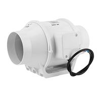 KIMISS Ventilateur d'aération Mural Puissant pour Cuisine - Ventilateur d'extraction Silencieux 220 V 4 Pouces avec Volume 'air élevé, Idéal pour Un Usage Domestique et Commercial