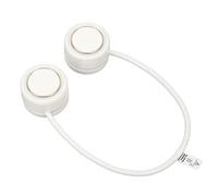 KIMISS Ventilateur de Cou sans Lame avec un Ventilateur Suspendu au Cou Pliable à 3 Vitesses, une Batterie Rechargeable de 1600mAh, d'école de Lightwear, de Sports, de Voyage (WHITE)
