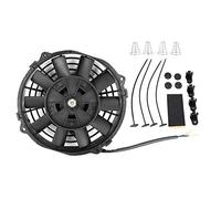 KIMISS Ventilateur de refroidissement de radiateur électrique mince 7 pouces 12V universel avec kit de montage