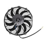 KIMISS Ventilateur de Refroidissement Radiateur électrique, Ventilateur Mince Universel Poussant Tirant 253 Mm 12 V 80 W avec Kit de Montage, for Surchauffe du Moteur Automobile,