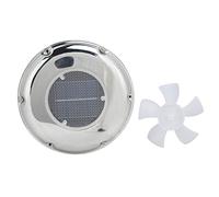 KIMISS Ventilateur de Ventilation, Ventilateur D'extraction de Bateau en Acier Inoxydable Ventilateur de Ventilation à énergie Solaire