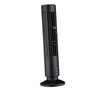 KIMISS Ventilateur Tour USB - Puissant Ventilateur Oscillant sans Lame à 2 Vitesses pour le Refroidissement de la Maison et du Bureau - Design Compact et élégant (BLACK)
