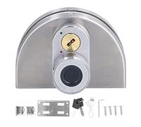 KIMISS Verrouillage de Porte en Verre d'empreinte Digitale - Verrouillage Intelligent électronique avec Portes en Verre sans Cadre - Lock de sécurité d'entrée sans clé Outils et Amélioration de la