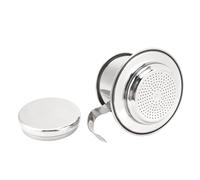KIMISS Versez sur un Goutteur de café pour la Cuisine de la Maison - Infuseur à café Goutte à Goutte à Maille Fine SUS Double Couche - Filtre à en Métal Réutilisable