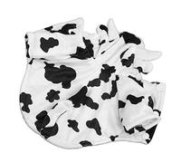 KIMISS Veste d'hiver à Capuche pour Chien, Motif Vache Mignon et élégant pour Chiens de Petite et Moyenne Taille, Vêtements d'hiver Confortables pour Animaux de Compagnie et Usage Intérieur (M)