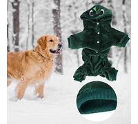 KIMISS Vêtements d'hiver pour Chiens Dinosaures pour Petits Chiens et Chiots - Jolis Sweats à Capuche en Polaire pour Tenues par Temps Froid (M)