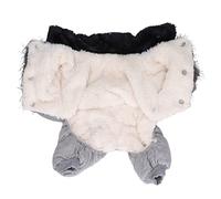 KIMISS Vêtements d'hiver pour Petits Chiens - Manteau Doux et épais de Style Classique pour Chiot à Usage Intérieur, Vêtements Mignons pour Animaux de Compagnie (M)