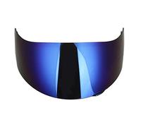 KIMISS Visière de Casque de Moto, Remplacement de Pare-Brise de Lentille de Casque de Moto Intégral Fit pour AGV K3SV K5(Bleu)