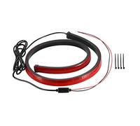 KIMISS voiture arrière haute position feux de freinage stop bande clignotant avertissement LED lampe haute lumière de frein lumière de frein stop(Single mode)