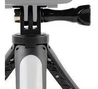 KIMISS Webcam Trépied Selfie Trépied Portable Portable Portable pour, avec Adaptateur en Métal, pour L'action, (White)