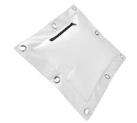 KIMISS Wing Chun Wall Canvas Punch Cible de Sac de Sable Vide avec Fermeture à Glissière pour la Boxe Muay Thai Sanda, Wing Chun Wall Bag, Sac de Boxe en Toile (Grand)