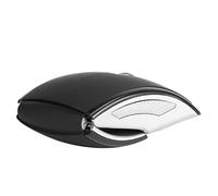 KIMISS ZD 01 2.4G sans Fil, Souris Arc Souris Souris Noire Pliable Ergonomique Pliable avec Récepteur USB pour Ordinateur Portable