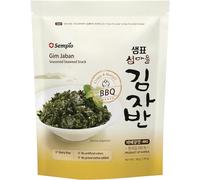 KIMJABAN Saveur BBQ : Feuilles d'Algues Grillées Émincées - Sempio 50g