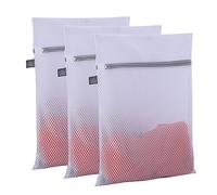 Kimmama Petits Sacs à Linge en Maille, Sacs pour Laver Délicats, Sac Fileté avec Fermeture Éclair et Pochette de Séchage pour Vêtements, Pull, Soutien-Gorge, Pantalon, Chaussette, Jouet, Gants