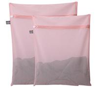 Kimmama Sac à Linge en Maille, Sac de Lavage en Machine, Filet avec Fermeture Éclair et Pochette de Séchage pour Vêtements, Délicats, T-shirt, Sous-vêtements, Soutien-Gorge, Pantalon, Petits Jouets