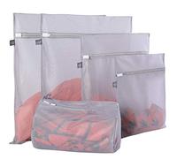 Kimmama Sac à Linge en Maille, Sac de Lavage en Machine, Filet avec Fermeture Éclair et Pochette de Séchage pour Vêtements, Pull, Délicats, Lingerie, Soutien-Gorge, Pantalon, Chaussette, Jouets