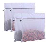 Kimmama Sac à Linge en Maille, Sac de Lavage en Machine, Filet avec Fermeture Éclair et Pochette de Séchage pour Vêtements, Manteaux, Pull, Délicats, Drap, Pantalon, Jouets en Peluche