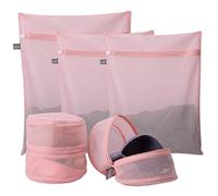 Kimmama Sac à Linge en Maille, Sac de Lavage en Machine, Filet avec Fermeture Éclair et Pochette de Séchage pour Vêtements, Pull, Délicats, Lingerie, Soutien-Gorge, Pantalon, Chaussette, Jouets