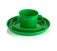 Kimmel 21-000-2004-5 Ensemble de Tasse, Soucoupe et Assiette Plastique Vert