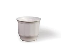 Kimmel Cache-Pot pour Plantes succulentes, diamètre : 18 cm, pour Cactus et orchidées, Couleur : Blanc