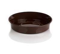 Kimmel Dessous de Pot de Fleurs, diamètre 6 cm, incassable, empilable, réutilisable, Marron, Petit