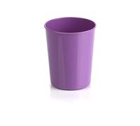 Kimmel Gobelet en plastique pour brosse à dents - Gobelets pour enfants - Incassable - Empilable - Réutilisable - Camping - Barbecue - Pique-nique et extérieur - 250 ml - Violet