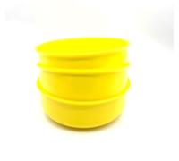 Kimmel Lot de 3 bols de 17 cm, jaunes