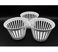 Kimmel Lot de 3 Cache-Pots à Motif chevalet 12 cm Blanc