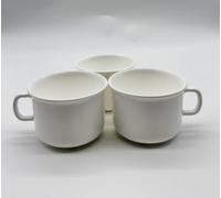 Kimmel Lot de 3 tasses pour enfant en plastique blanc 150 ml