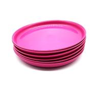 Kimmel Lot de 6 assiettes fuchsia de 18 cm