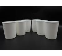Kimmel Lot de 6 gobelets blancs de 180 ml