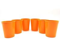 Kimmel Lot de 6 gobelets de 180 ml, orange