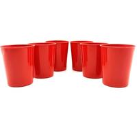 Kimmel Lot de 6 gobelets rouges de 250 ml