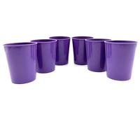 Kimmel Lot de 6 gobelets violets de 180 ml