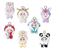 KIMMON Peluche à Collectionner Blind Box - Série Dreams of The Wilderness, articulée, 6 Figurines + 1 secrète, 16-17 cm, 1 unité aléatoire (Deqube 920D00311)