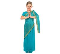 Kimokawaii Décor de Bollywood Turquoise Enfant (10-12 ans)