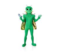 Kimokawaii Déguisement Alien Extraterrestre T-ML pour Hommes Intéresser par les Aliens - Costume Alien pour Halloween