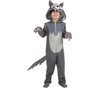 Kimokawaii Déguisement de loup pour enfant (10-12 ans)