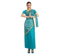 Kimokawaii DISFRAZ BOLLYWOOD INDE TURQUOISE (Taille XL)